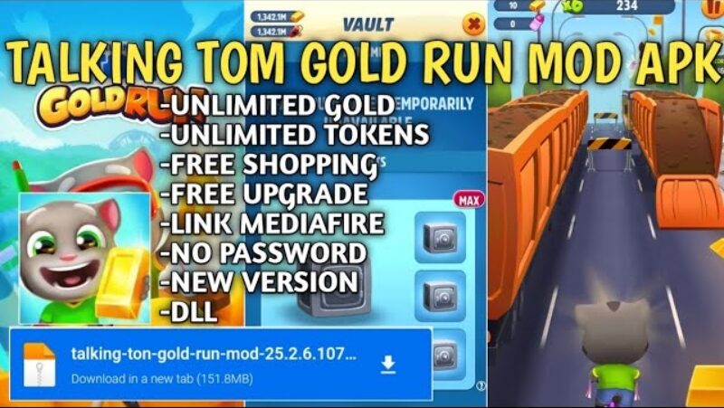 Talking Tom Gold Run MOD APK