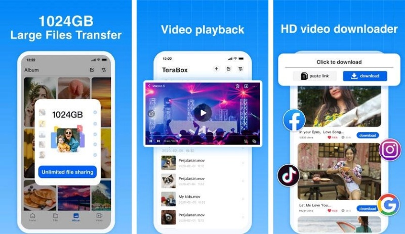 Các tính năng APK của Terabox