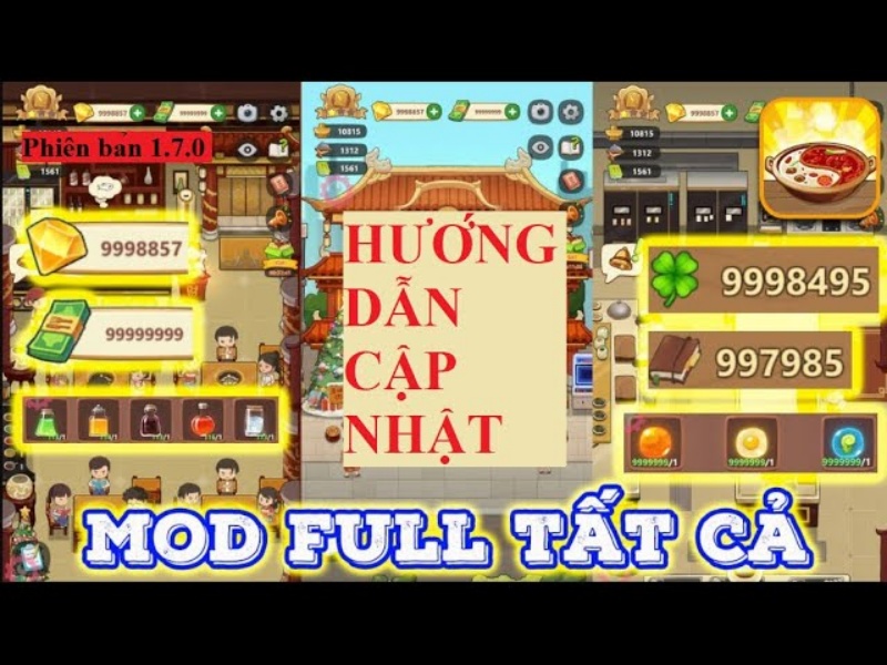 Tiệm lẩu Đường Hạnh Phúc MOD APK