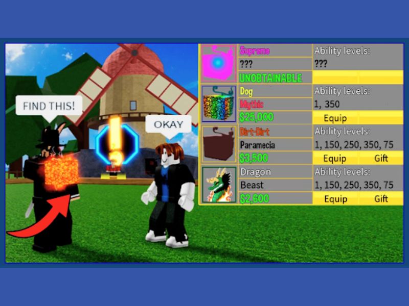 Tính Năng Nổi Bật Có Trong Phiên Bản Hack Blox Fruit