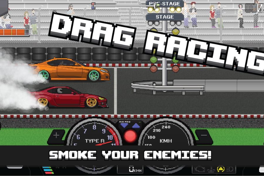 Banner Pixel Car Racer