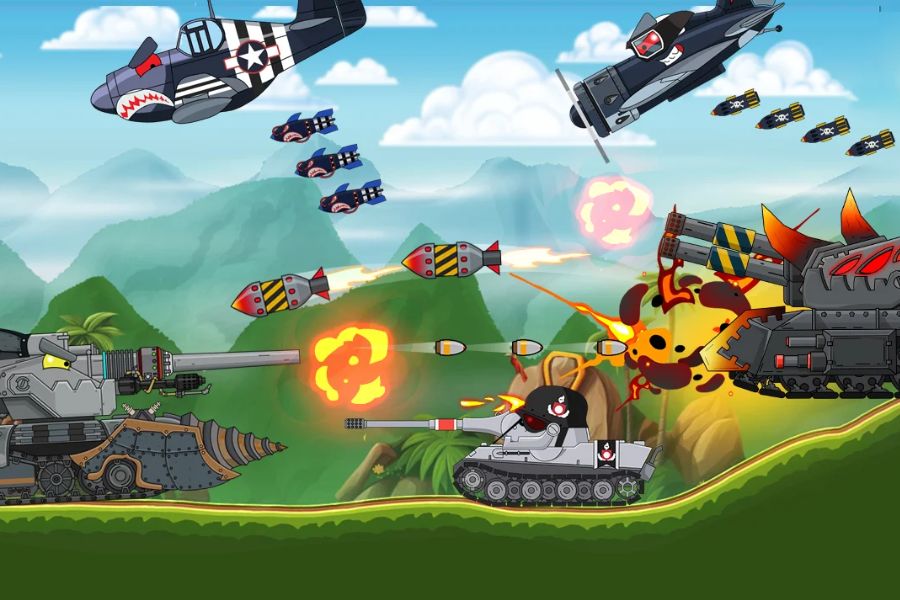 banner Tank Combat 