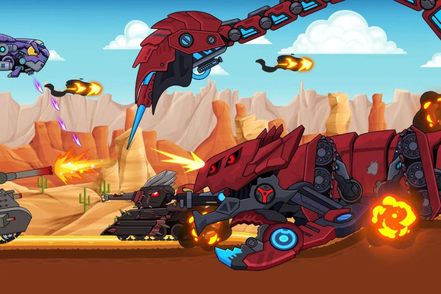 banner Tank Combat 