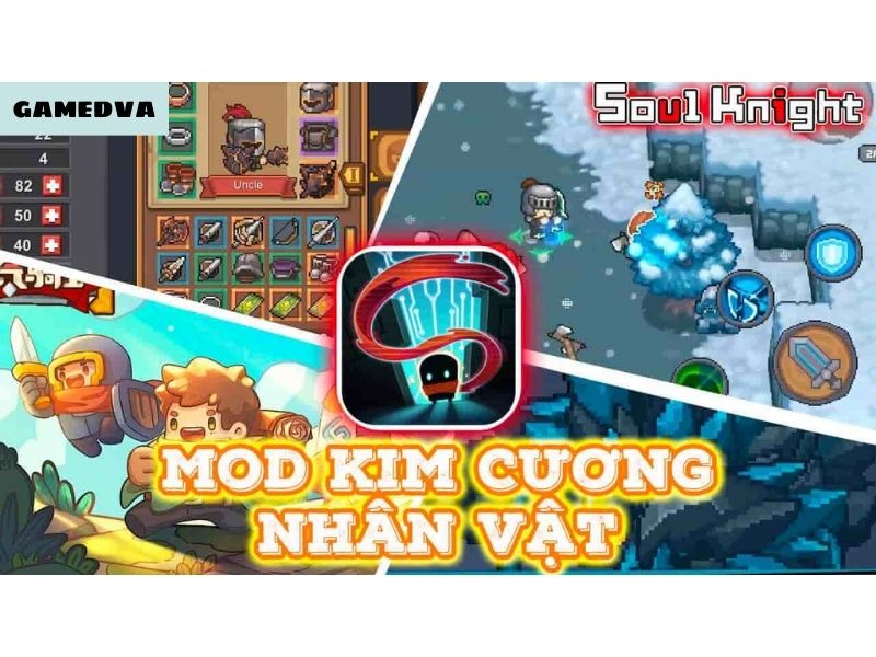 Full Kim Cương trong Hack Soul Knight Mod APK