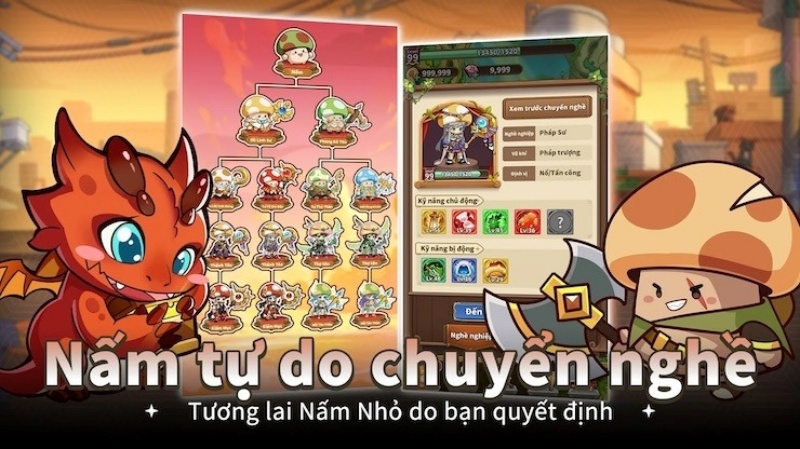 Hack Nấm Lùn Tiến Lên