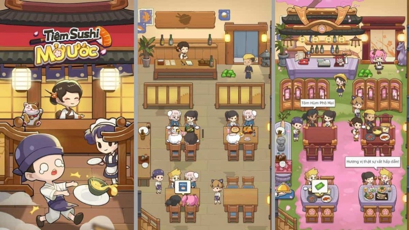 hack Tiệm Sushi Mơ Ước