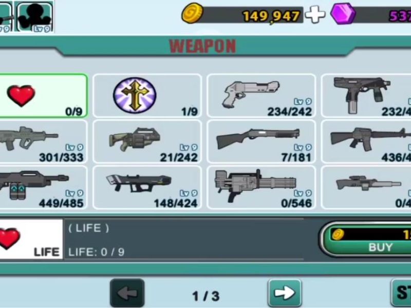 Hệ Thống Vũ Khí Đa Dạng Trong Anger Of Stick 5 Hack