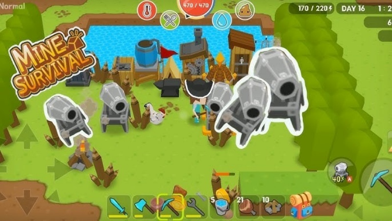 Mine Survival hack