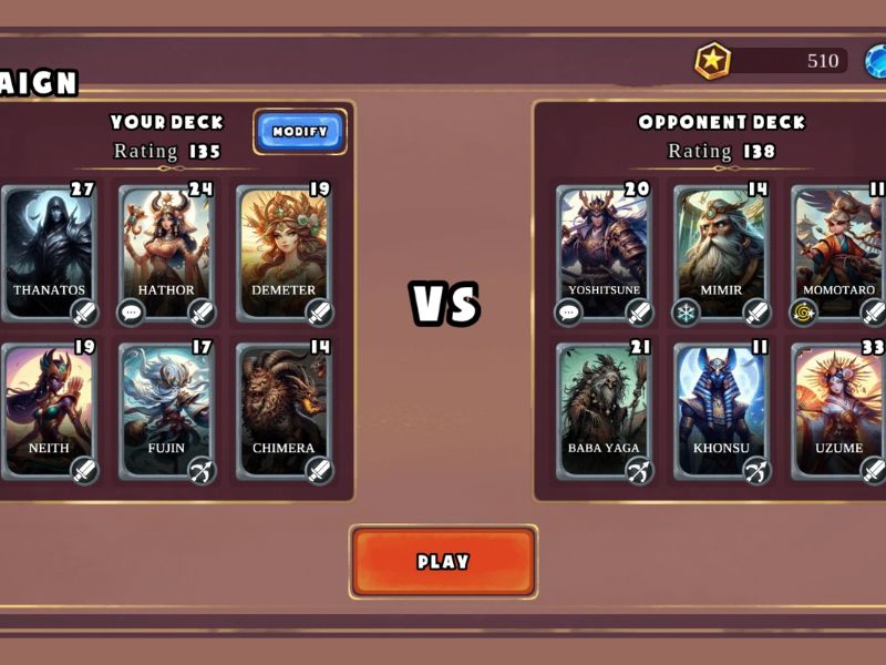 PvP đấu hạng căng thẳng, khốc liệt trong Hack Epic Heroes War