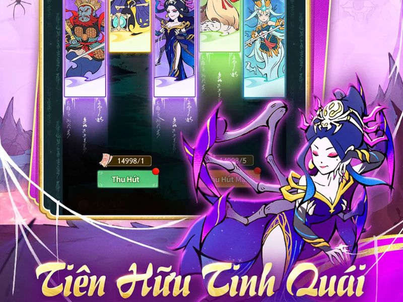 Thu thập tiên hữu tinh quái trong Hack Tiểu Yêu Tầm Đạo