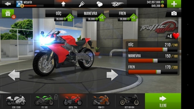 Traffic Rider mod apk