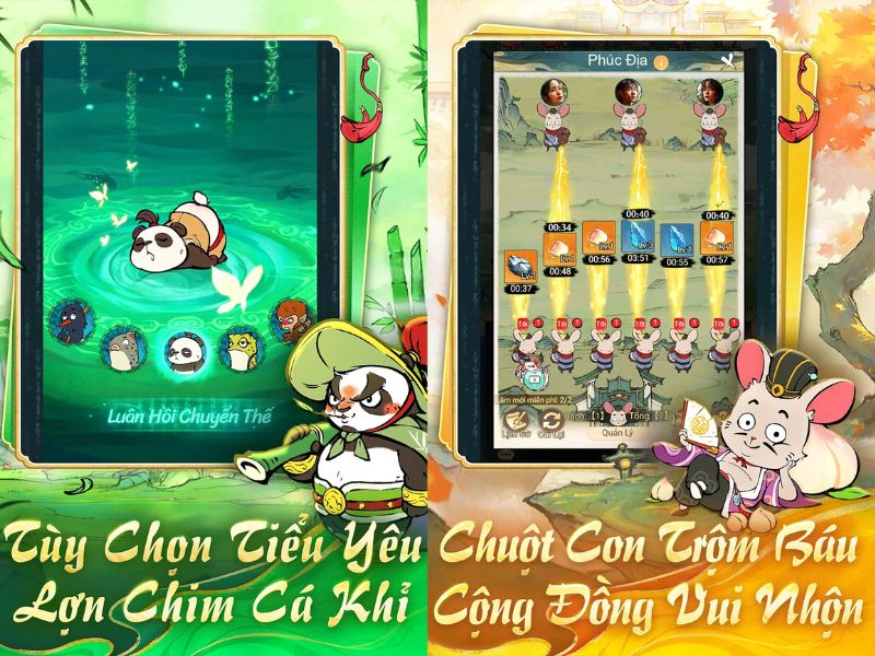 Tùy chọn với đa dạng tiểu yêu trong Hack Tiểu Yêu Tầm Đạo